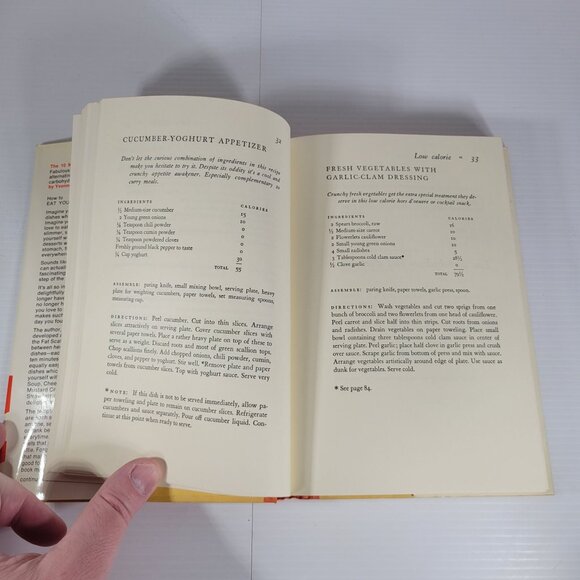 Vintage The 10 Minute Gourmet Diet Cookbook by Yvonne Young Tarr (HC) 1967 - Picture 4 of 9